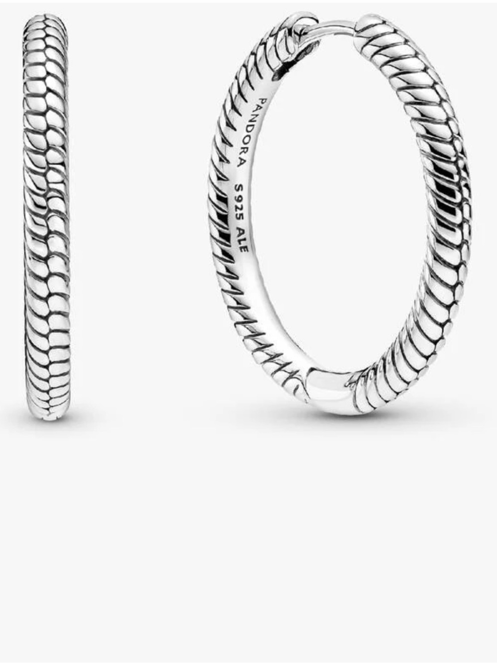 Pandora Moments Charm Hoop Earring